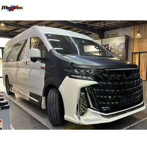 Recién llegado, parrillas de coche, parachoques, accesorios de kit de carrocería para Toyota <span class=keywords><strong>Hiace</strong></span> 2019-2023, actualización a AF60D, Kit de carrocería de estilo Master Edition - Product Image 3
