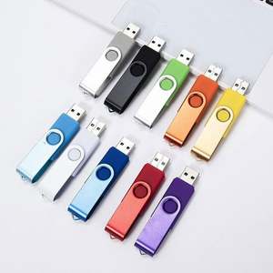 Unidad Flash USB Giratoria de Metal de Alta Velocidad Personalizada, 32G 64G, Logotipo Personalizado, Unidad USB Publicitaria Corporativa para Regalo Promocional - Product Image 3