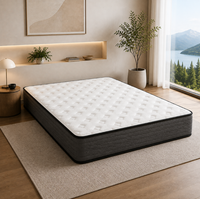 Matelas Premium Minimaliste Moderne avec Mousse Haute Densité, Couche Supérieure Matelassée Douce, Écologique, Cadre de Lit Ajustable, Garantie 3 Ans