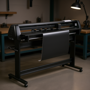 Máquina Cortadora de Vinilo de 53 Pulgadas de Ancho Máximo de Alimentación, Cuchillas Dobles, Fuerza y Velocidad Ajustables, Pantalla LED, Plotter Impresora, Modelo en Paquete - Product Image 2
