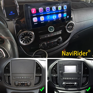 Radio mobil 2Din 12.3 inci Android 13, untuk Mercedes Benz Vito 116 W447 2016 penerima Stereo navigasi GPS DSP Video pemutar Carplay - Product Image 3