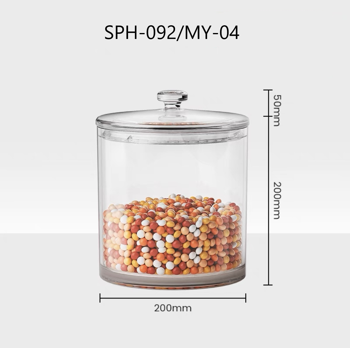 ECOBOX Cereal Food Container Candy Nuts Box Scoop Bin Storage Bins Candy Storage Container Bulk Food Bin For Sale