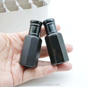 Mini Empty Roll On Glass w/ Roller Balls Perfume Oil Arabic Attar Bottle Glass