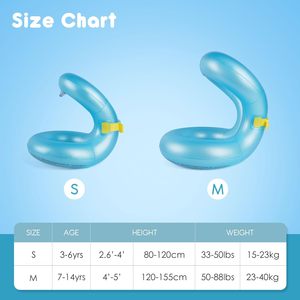 Factory direct Kids <b>Inflatable</b> Arm <b>Float</b> Children 3 to 14 Years Dual Air Bag Adjustable Safety Buckle Pool Beach Swim Vest - Product Image 4