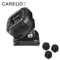 Sistem Pemantau Tekanan Ban Nirkabel Sepeda Motor 3 Sensor Eksternal Internal Sepeda Roda Tiga TPMS Monitor Tekanan Ban