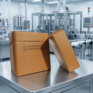 Brown Kraft Paper <b>Box</b> Cardboard Carton Mailer Packaging <b>Box</b> Custom Printed Shipping Crate for Chemical Use - Product Image 1