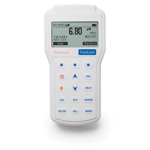 Medidor de pH portátil Veidt Lab para Hanna HI98162 con microcomputadora para medir pH, Redox (mV) y temperatura (°C) para la industria láctea. - Product Image 2