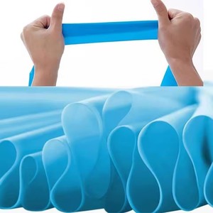 Bande de Résistance QZE en Caoutchouc Léger Haute Élasticité pour Fitness à Domicile et en Extérieur, Étirements, Rehaussement des Fessiers, Ouverture des Épaules - Product Image 2