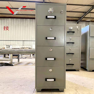 Archivador resistente al fuego de dos horas al por mayor, Armarios con cajones ignífugos para uso en oficina, archivador de almacenamiento de acero - Product Image 2