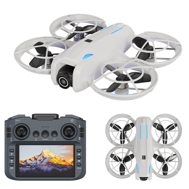 L105 PRO Mini Camera Drone With 4K Professional HD Dual Camera 5G WIFI Screen Remote Control Dron FPV Brushless RC Quadcopter