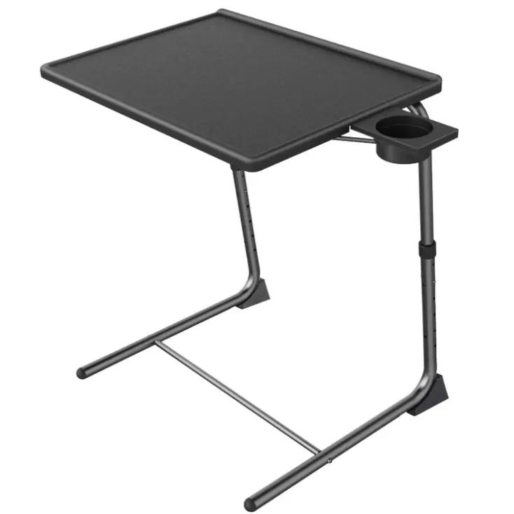 Hot Sale Steel Frame Small Computer Tv Tray Table Living Room Furniture Small Folding Sofa Side Coffee Table
