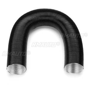 75mm <b>Car</b> Heater Ducting Pipe Air Vent Exhaust Outlet W/<b>Clips</b> for Webasto Propex Eberspacher Air Diesel Parking Heater - Product Image 3