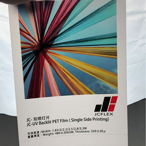 ฟิล์ม PET แบล็คไลท์แบบด้านเป็นมิตรกับสิ่งแวดล้อมพิมพ์ได้อิงค์เจ็ท JC-UV ด้านเดียวการพิมพ์ด้านหน้าพลาสติกพีวีซีเป็นมิตรกับสิ่งแวดล้อมสัตว์เลี้ยง - Product Image 5