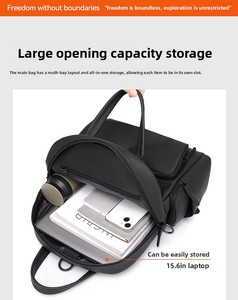 Sac à dos décontracté tendance et stylé ; Design compact et minimaliste pour les professionnels ; Polyvalent, à porter à l'épaule ou en bandoulière pour les trajets quotidiens et les voyages. - Product Image 5