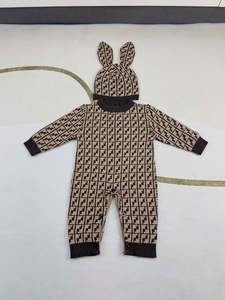 Ropa de Invierno de Marca de Lujo para Bebés, Niños y Niñas, Suéteres, Monos de Punto de Manga Larga para Bebés - Product Image 3
