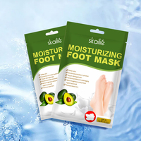 OEM ODM Avocat Exfoliant, Adoucissant, Hydratant et Nourrissant pour les Pieds. Masque exfoliant doux pour les pieds à usage unique
