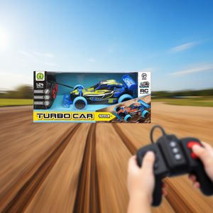 Turbo Car Rc 1 24 Scale <b>Remote</b> Control Racing Toy Car With Lights And Sounds For Kids Age 3 Plus - Product Image 3