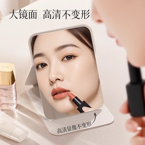 The Tulip Makeup Mirror Round Portable Desktop Beauty Mirror For Girls Students Home Use Personal Gift - Product Image 5