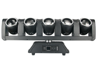 Équipement de scène professionnel 5x80W RGBW LED lumières principales mobiles avec éclairage auxiliaire 500W DMX512 Mode de contrôle pour les boîtes de nuit