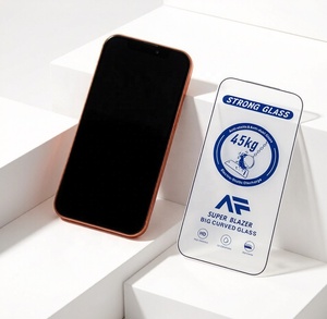 Protector de Pantalla de Vidrio Templado con Impresión de Seda 3 Veces Más Resistente, Cobertura Total ESD para <span class=keywords><strong>iPhone</strong></span> 17 16 15 14, Película Protectora de Alta Calidad - Product Image 1