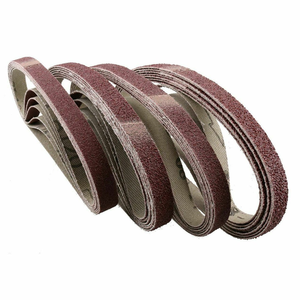 <span class=keywords><strong>Bande</strong></span> de ponçage pour bois, métal mou, grain 60/80/330, 100/120X10mm - Product Image 1