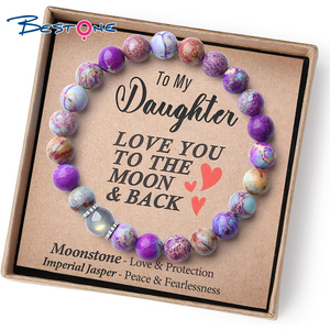 ร้อนขายพ่อวันพ่อสร้อยข้อมือผู้ชายยืดหยุ่นทําด้วยมือลูกปัดสีดําภูเขาไฟหินลาวาสร้อยข้อมือของขวัญลูกชายของฉันลุงMan - Product Image 4