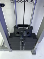 Máquina de Dominadas con Resistencia de Peso ROSEN Fitness, Equipo de Gimnasio para Ejercicios de Brazos, Máquina de Dip Asistida para Fisicoculturismo