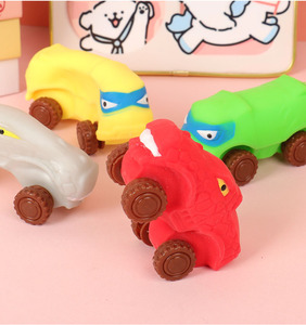 Jouets sensoriels anti-stress extensibles et compressibles en TPR, modèles voiture, monstre, dinosaure, sable magique, pour enfants - Product Image 4