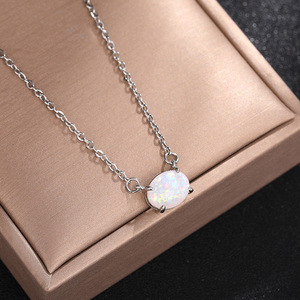 สร้อยคอจี้มันวาวสำหรับผู้หญิงเครื่องประดับแฟชั่นหรูหรา - Product Image 6