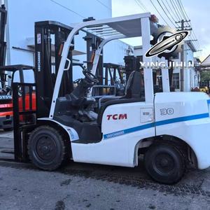 รถยก TCM FD30T3 3 ตัน รถยกมือสองจากญี่ปุ่น 3 ตัน เครื่องยนต์ Isuzu C240 รถยกใช้แล้ว รถยกใช้น้ำมัน 4500 มม. 3000 กก. - Product Image 3