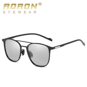 Aoronカスタムシェイプオリジナルブランドフォトクロミックデイ & ナイトビジョンクリア偏光アイサングラススクエア眼鏡A593 - Product Image 3