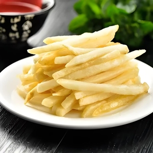 Fornitore cinese croccante fuori soffice all'interno fritto sano e delizioso senza <span class=keywords><strong>prodotti</strong></span> rotti patatine fritte congelate - Product Image 1