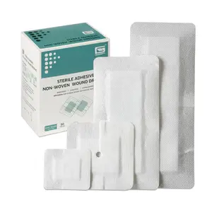 Medical Surgical Adhesive Non Woven Wound Dressing With Absorbent Pad