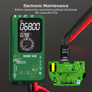Thông minh Tester kỹ thuật số vạn năng với LCD hiển thị kép hệ thống cung cấp điện AC DC điện áp hồng ngoại nhiệt độ 15V USB MULTITESTER - Product Image 4