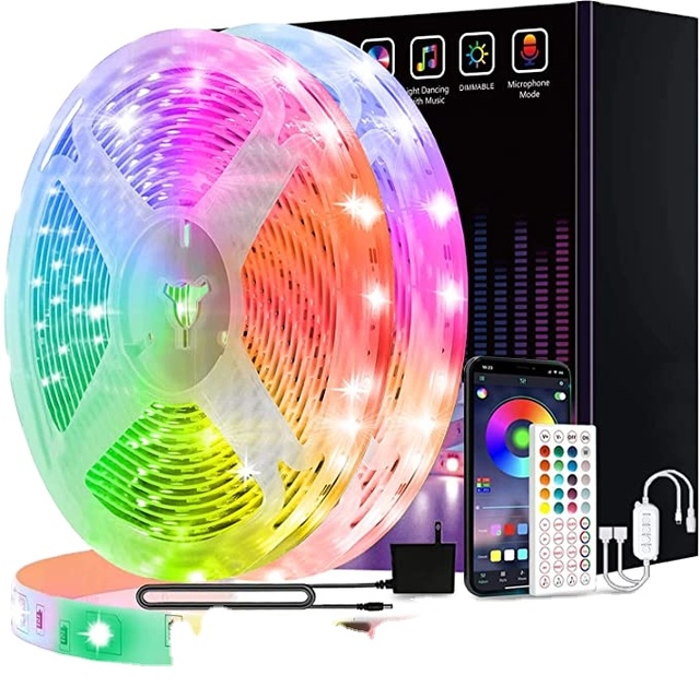 Smart Led Strip 12v/24v Led Strip Lights Color Changing Smart Wifi Led Strips Lights With Remote for Home Lighting