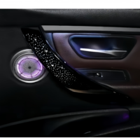 Kit de modification de l'éclairage ambiant intérieur 64 couleurs pour BMW Série 3 Série 4 2013-2019 Installation non destructive