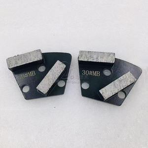 Outils de polissage au diamant trapézoïdal à 2 segments de qualité supérieure plaques de meulage de polissage humide pour une préparation efficace de la surface en béton OEM - Product Image 4