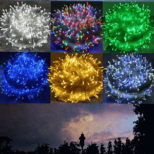 LED Christmas Garland <strong>String</strong> <strong>Lights</strong> 110V 220V IP44 IP65 Drop Fairy Icicle Curtain For Indoor Party Garden Stage 4m 96 Leds For - Product Image 3