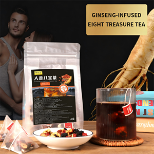 Thé énergétique pour hommes de qualité supérieure, fabriqué à la main, à base de ginseng et de goji, pour la vitalité sexuelle et la fertilité masculine, OEM/ODM Chine - Product Image 1