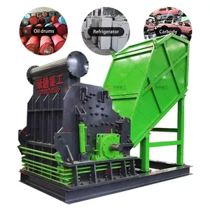 Scrap Metal Recycling Equipment Metal Crusher Machine Heavy Hammer Scrap Iron Crusher