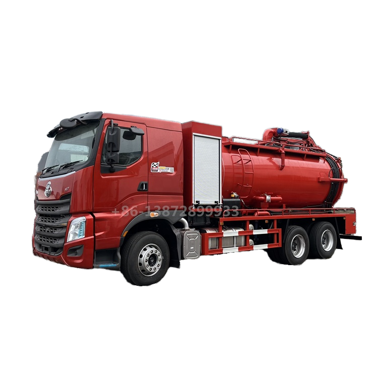 Dongfeng 16 CBM вакуумный всасывающий грузовик для сточных вод 6x4 16 CBM всасывающий канализационный грузовик 16 тонн Вакуумная очистка грузовик производители