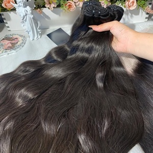 Chất Lượng Cao Nguyên Campuchia Bó Tóc Nhà Cung Cấp Bán Buôn Nguyên Lớp Biểu Bì Phù Hợp Tóc Việt Nam Lớp Biểu Bì Phù Hợp Nguyên Liệu Tóc Bó - Product Image 4