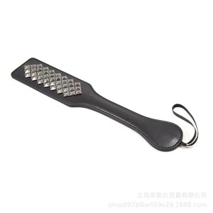 Factory direct sales of adult toys, leather pointed <b>rivet</b> hand slap <b>guns</b>, colored <b>rivet</b> slaps, flirtatious leather slaps, - Product Image 5