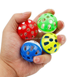 Commercio all'ingrosso 3.8CM giocattolo per animali domestici palla campana di gatto giocattolo con campana di gatto <span class=keywords><strong>Jingle</strong></span> palle per gatti gattino giocattoli di plastica piccolo sonaglio - Product Image 2