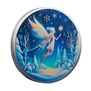 Tandenfee 3D Die-Cast verzamelmunten set met gouden & zilveren opties Sneeuwfee kunst speciale winter aandenken voor kinderen - Product Image 5
