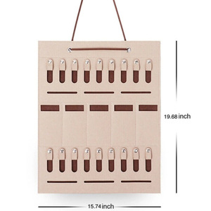 Sacs de rangement pour bijoux populaires de style japonais et coréen, organiseurs suspendus en feutre pour lunettes de soleil et boucles d'oreilles, bijoux minimalistes - Product Image 4