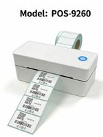 Imprimante thermique d'étiquettes de bordereau 4x6 9260, étiquettes d'expédition vierges thermiques directes 4x6 pour imprimante d'étiquettes thermiques 203 dpi