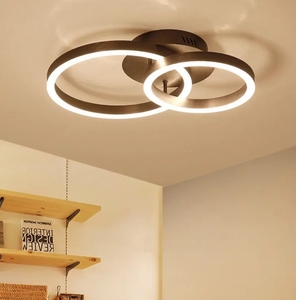 Plafonniers d'intérieur Offre Spéciale salon chambre à coucher anneaux en acrylique plafonnier moderne - Product Image 3