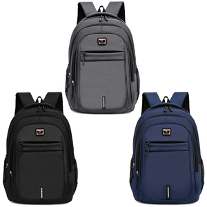 2023 buena calidad barato <span class=keywords><strong>19</strong></span> pulgadas Venta caliente mochila escolar negra mochila con Pipping - Product Image 2