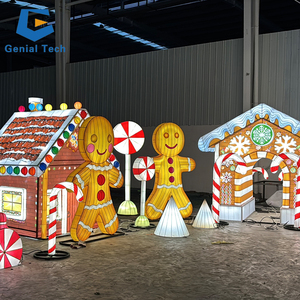 Esposizione della lanterna del Festival della casa di natale della decorazione della lanterna all'aperto del parco a tema SGL049 - Product Image 5